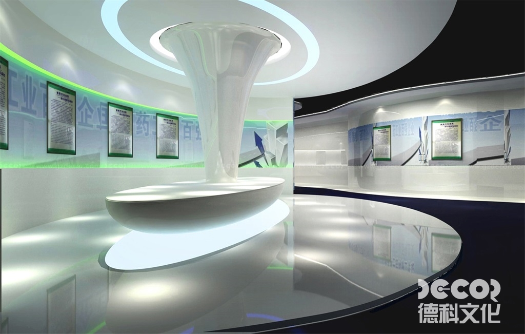 在生物科技展廳設(shè)計中，如何有效地展示生物科技的復(fù)雜概念？